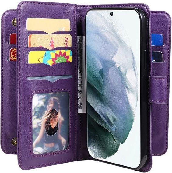 Actual product image MU Style Faux leather wallet case with stand function (Samsung Galaxy S22 Ultra)