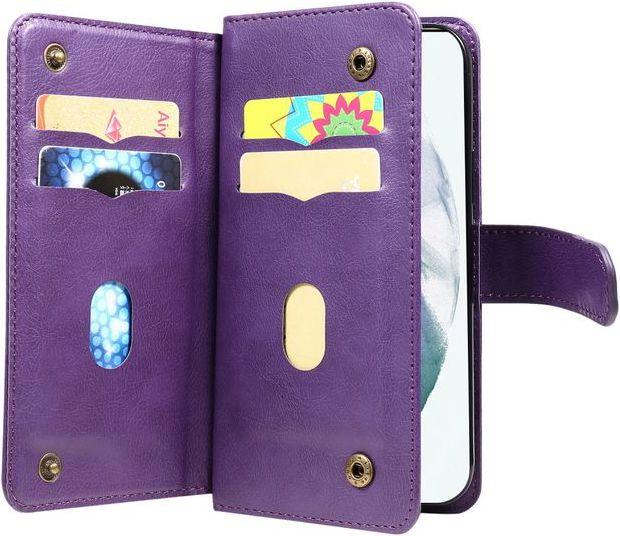 Actual product image MU Style Faux leather wallet case with stand function (Samsung Galaxy S22 Ultra)