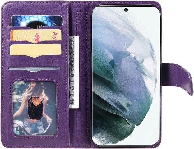 Actual product image MU Style Faux leather wallet case with stand function (Samsung Galaxy S22 Ultra)