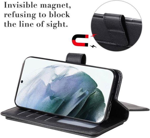 Actual product image MU Style Faux leather wallet case with stand function (Samsung Galaxy S22 Ultra)