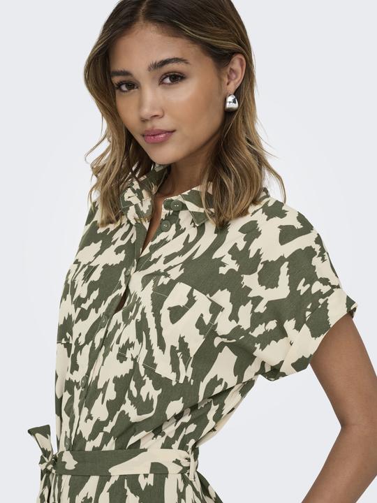 Produktbild Only Bindegürtel Blusenkleid Hemdblusenkleid (40)