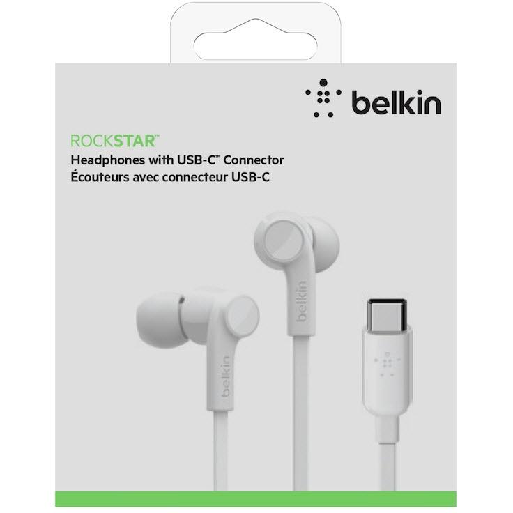 Thumbnail - Belkin Rockstar (ANC, Kabelgebunden), Kopfhörer, Weiss