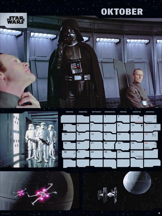 Actual product image Star Wars Broschur XL Kalender 2026 (45 x 60 cm)