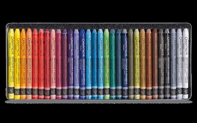 Image du produit Caran d'Ache Neocolor II Aquarelle Metallschachtel (Multicolore, 30 x)