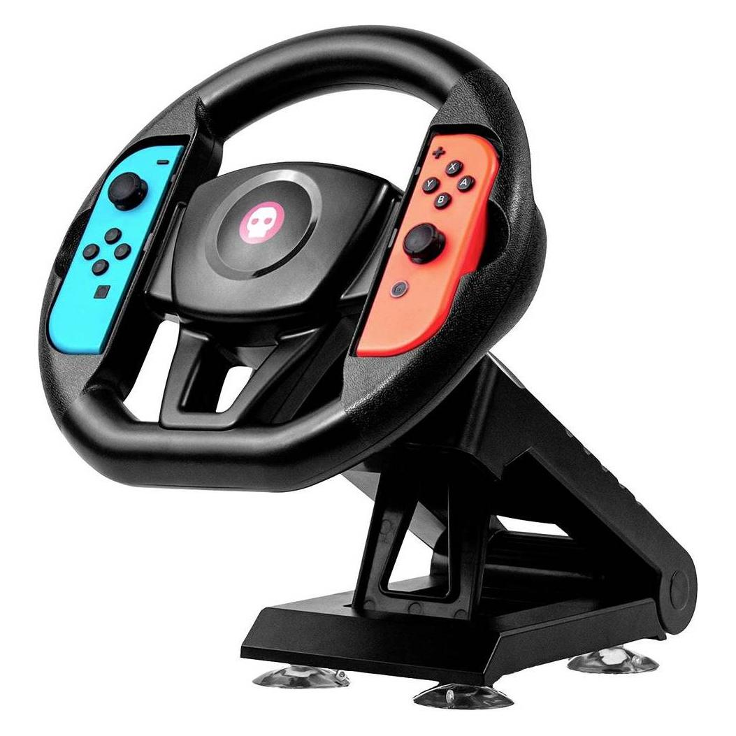 Konix Joy Con-Lenkradtischaufsatz (Switch), Gaming Controller, Schwarz