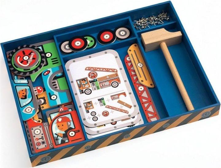 Actual product image Djeco Tap Tap Fahrzeuge (Multilingual)