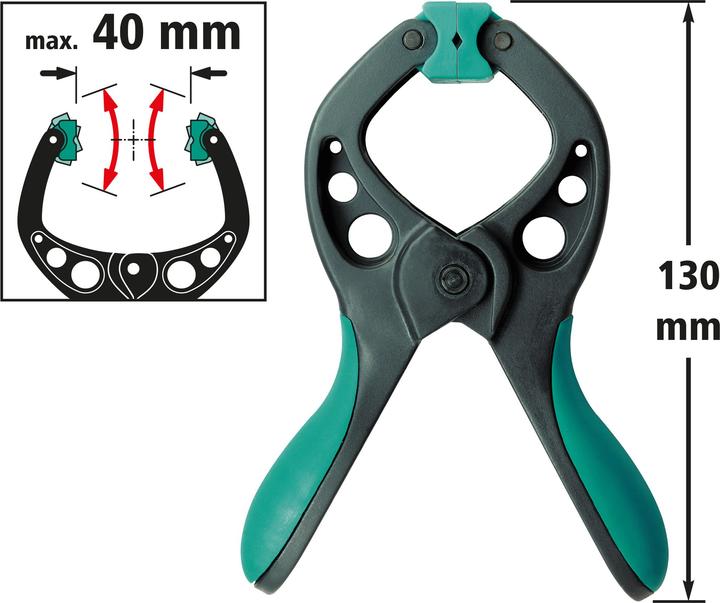 Actual product image wolfcraft 1 FZ - Spring clamp 40mm (40 mm)