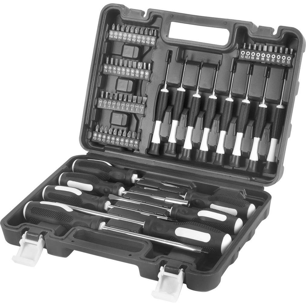 Stahlwerk, Werkzeugkoffer, Heimwerker Set HTS-66 ST Werkzeugkoffer mit 65-teiligem Werkzeug Set (65 Teile)