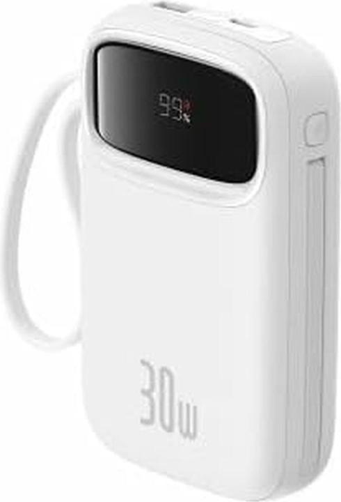 Produktbild Baseus QPow 2 10000mAh 30W powerbank (white) (10000 mAh, 30 W, 37 Wh)