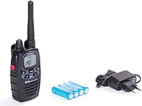 Actual product image Midland G7 Pro Single PMR + LPD radio with 16 channels (12 km)