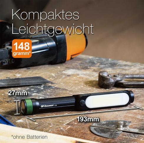 Actual product image GP Discovery C34 work light 30 h 217.5 (550 lm)
