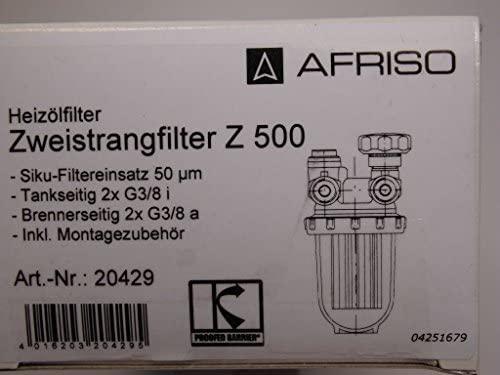 Produktbild Afriso Two-pipe oil filter MS 500 Si external thread plastic liner flow 200L