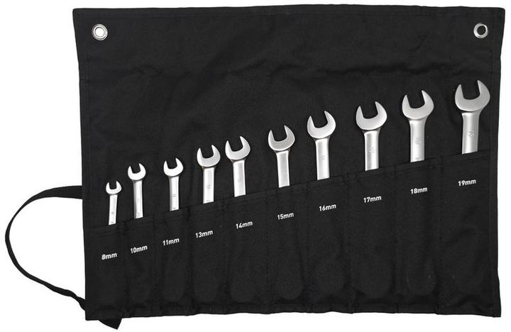 Actual product image 3M Combination ratchet wrench set (10 mm, 11 mm, 13 mm, 14 mm, 15 mm, 16 mm, 17 mm, 18 mm, 19 mm, 8 mm)