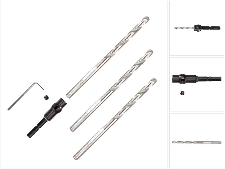 Actual product image Festool Twist Drill HSS D 3/33 CE/M Set (3 mm)