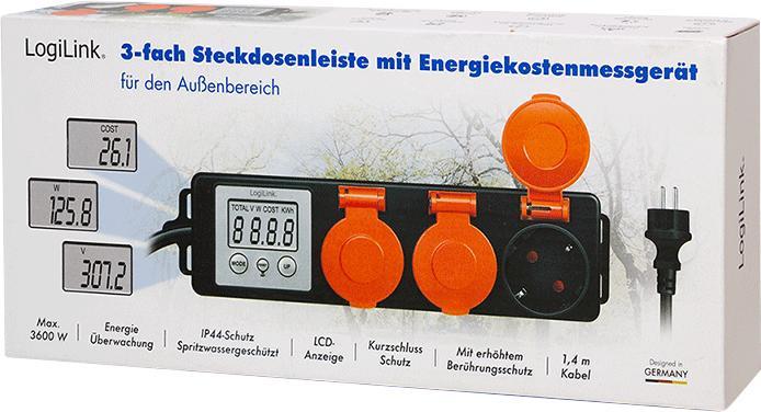 Actual product image LogiLink Check (3x, CEE 7/3)