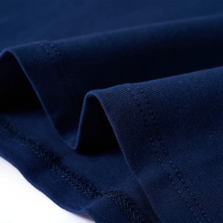 Produktbild VidaXL Kinder-Langarmshirt Marineblau 140,Material: 95 % Baumwolle (140)
