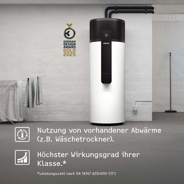 Produktbild Stiebel Eltron Wärmepumpe Warmwasser WWK-I 300 Plus, mit Stecker, 300 Liter, Schnittstelle für PV-Anlagen