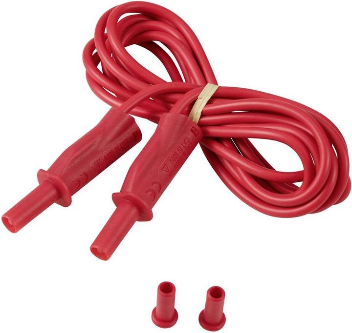 Immagine prodotto Voltcraft MSB-532 Messleitung 4mm 2 m Rot 2,5mm² CAT IV 600V 32 A
