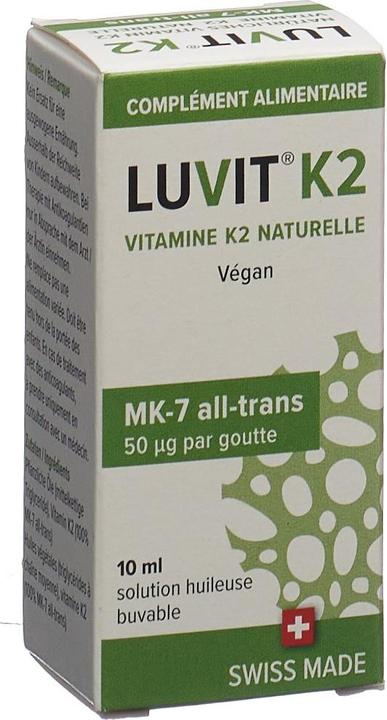 Produktbild Luvit K2 Natürliches Vitamin Tropfen (10 Stück, Tropfen, 44 g)
