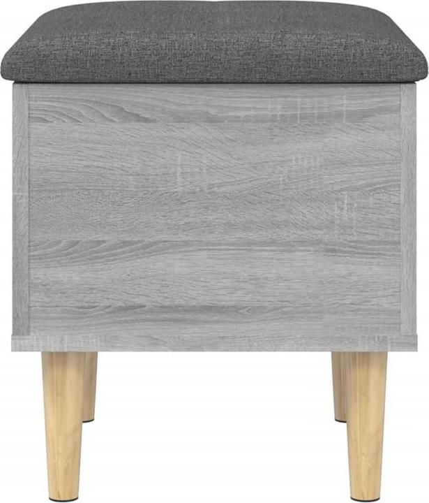 Immagine prodotto VidaXL Panca con contenitore Grigio Sonoma 42x42x46 cm (42 cm)