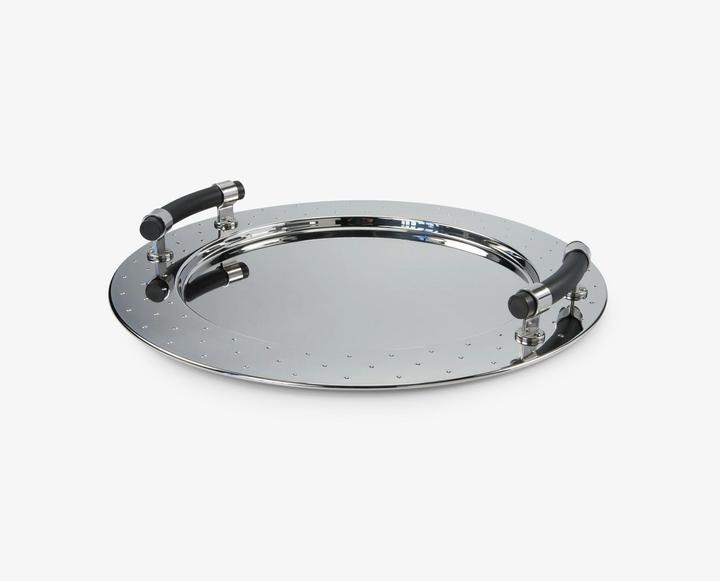 Produktbild Alessi Serviertablett silberfarben