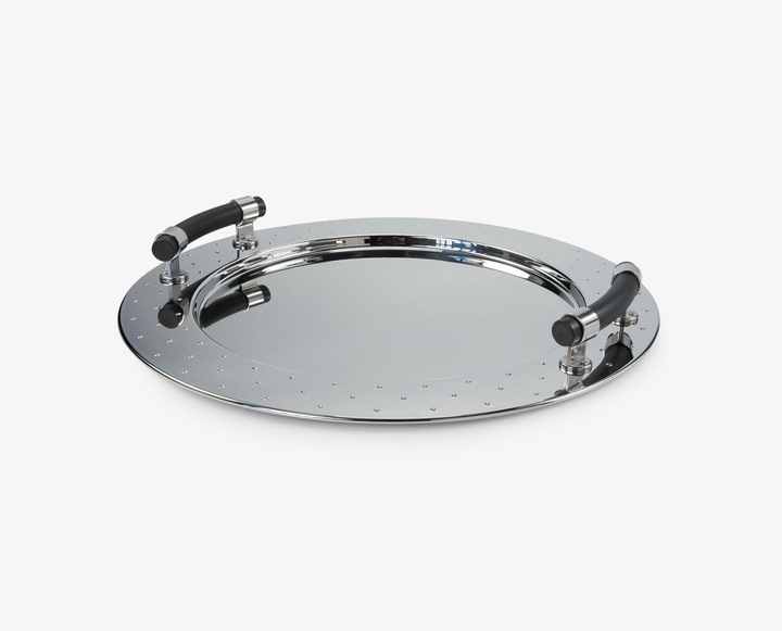 Actual product image Alessi Serving tray silver coloured