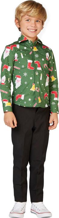 Immagine prodotto OppoSuits Camicia Santaboss per bambini (Taglia unica)