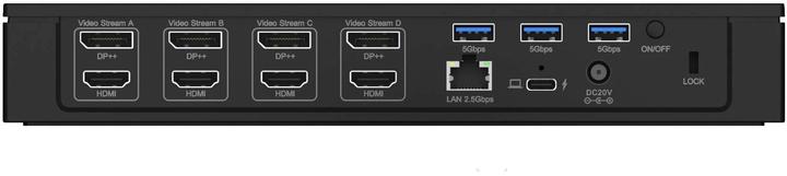 Actual product image Icy Box 17-in-1 DisplayLink (USB-C, 17 Ports)