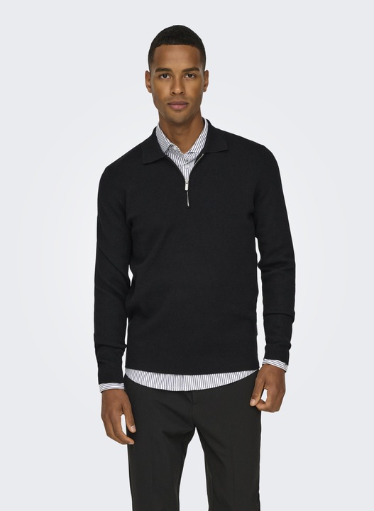 Immagine prodotto Only & Sons Onscooper Reg Ls 12 Half Zip Polo (XS)