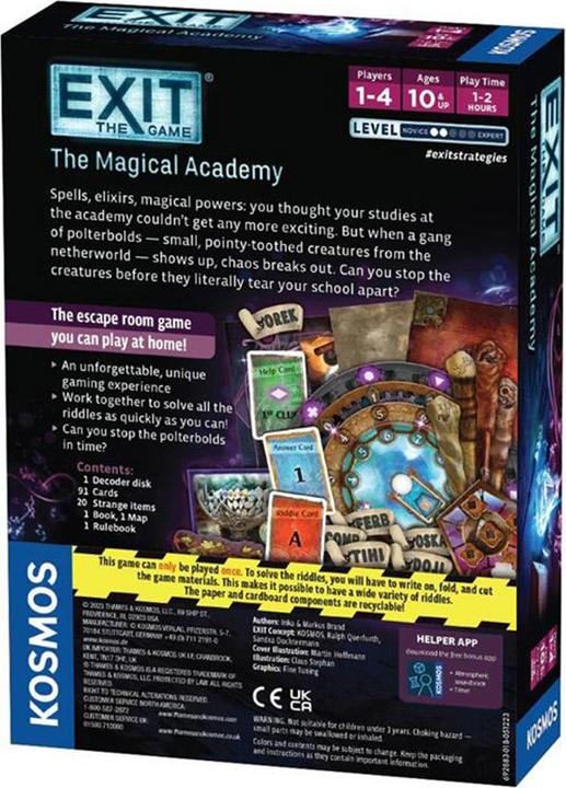 Image du produit Kosmos EXIT 21 : The Magical Academy (EN) (KOS01888) (Anglais, 1 - 4 Joueur)