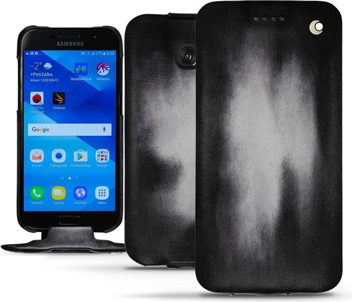 Noreve Lederschutzhülle vertikal (Samsung Galaxy A3 (2017))