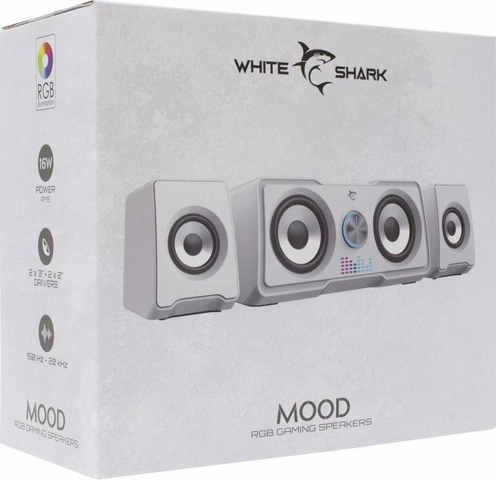 Produktbild White Shark MOOD White 2-way Wired