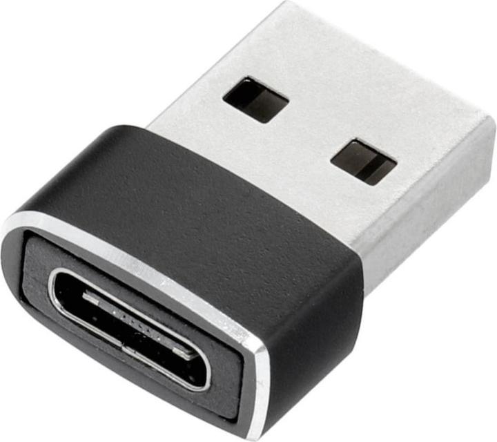 Produktbild OEM Converter Adaptor Type C (female) to USB A (male) black (USB-A, USB-A)