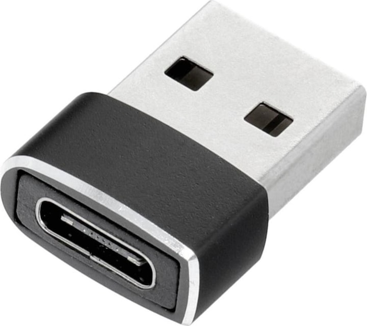 Produktbild OEM Converter Adaptor Type C (female) to USB A (male) black (USB-A, USB-A)