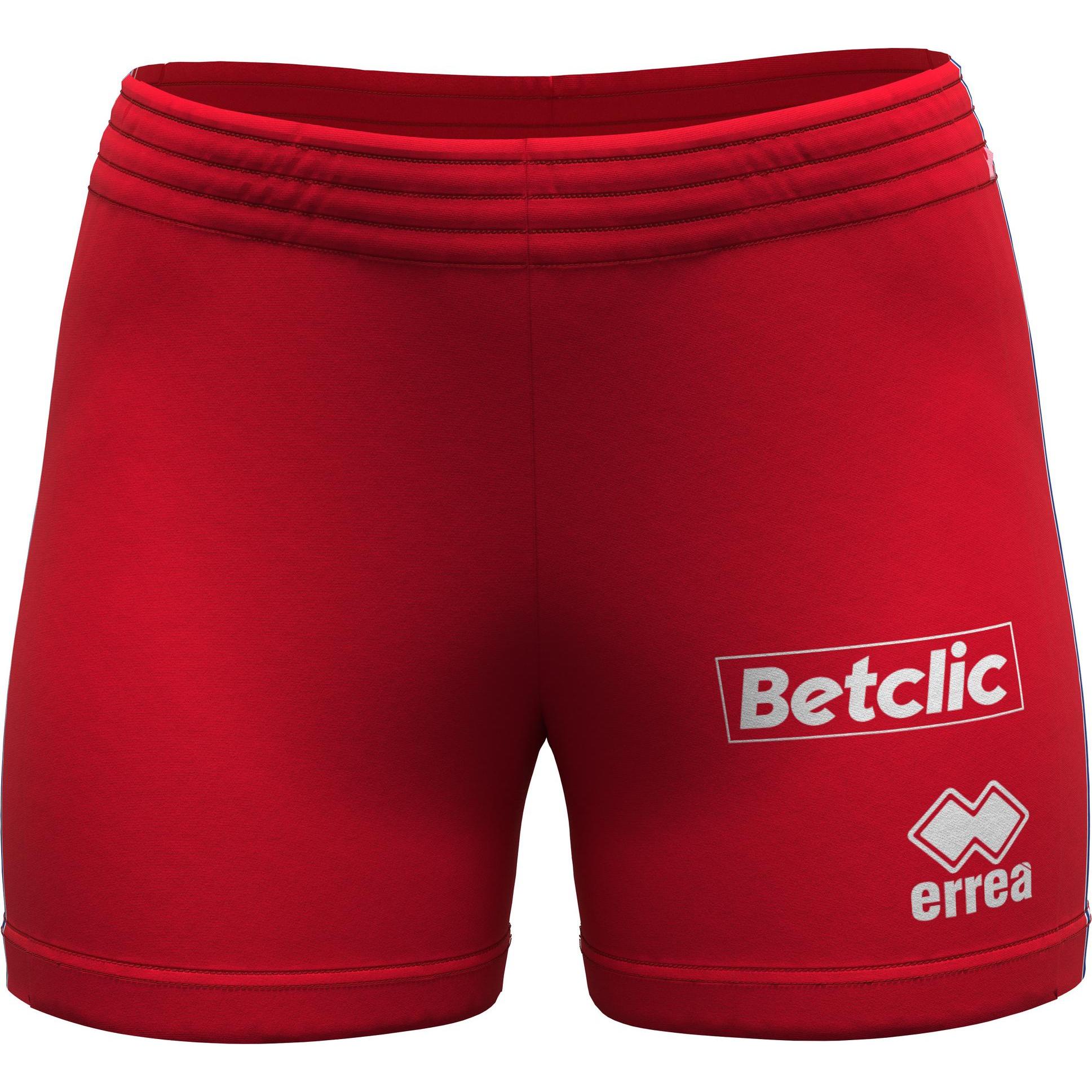 Errea, Damen, Sporthose, shorts für daen – auswärts france betclic (M), Rot, M