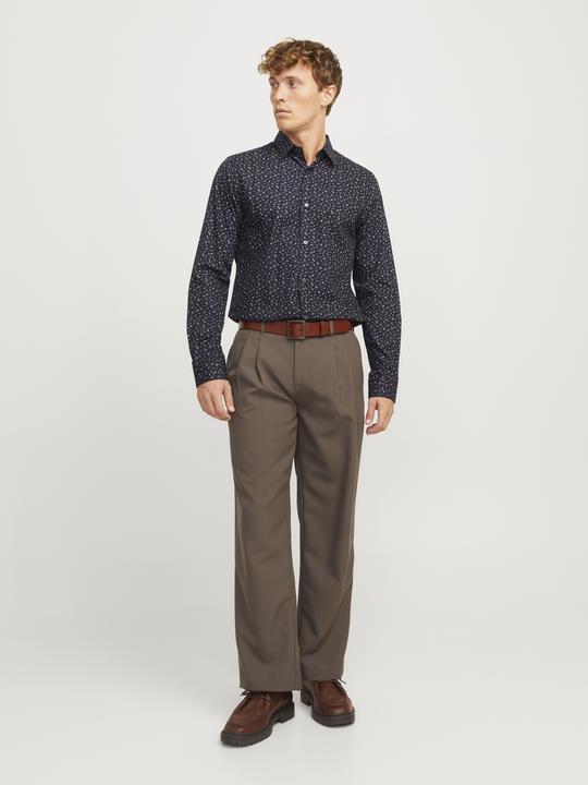 Produktbild Jack & Jones Jprblaleeds Print Dobby L/S Shirt Ln (S)