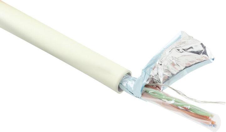 Produktbild ACT CAT5E F/UTP LSZH stranded patch ivory 100 m. Unit: Reel 100 mtr (U/UTP, CAT5e, 100 m)