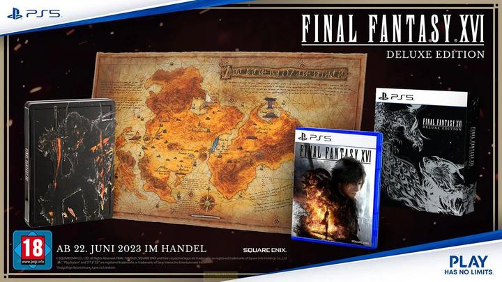 Produktbild Square Enix Final Fantasy XVI - Deluxe Edition (PS5, DE)