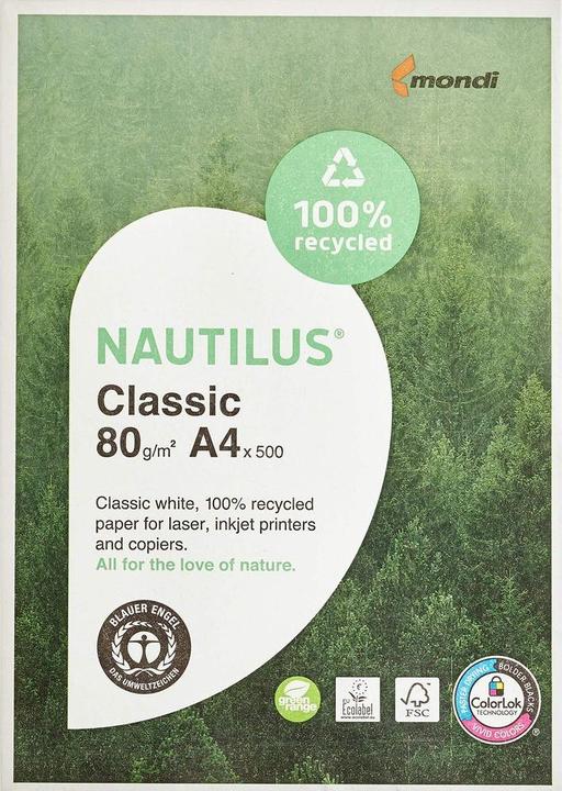 Image du produit Nautilus Classique (A4, 500 feuilles, 80 g/m²)