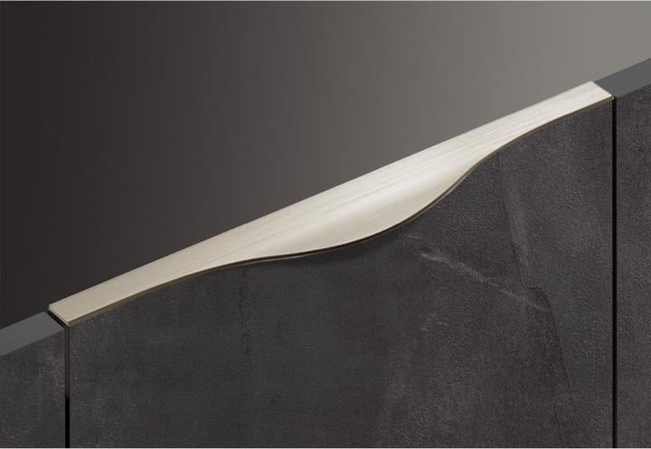 Produktbild Hettich Griffleiste Codania Edelstahl Optik gebürstet L 395