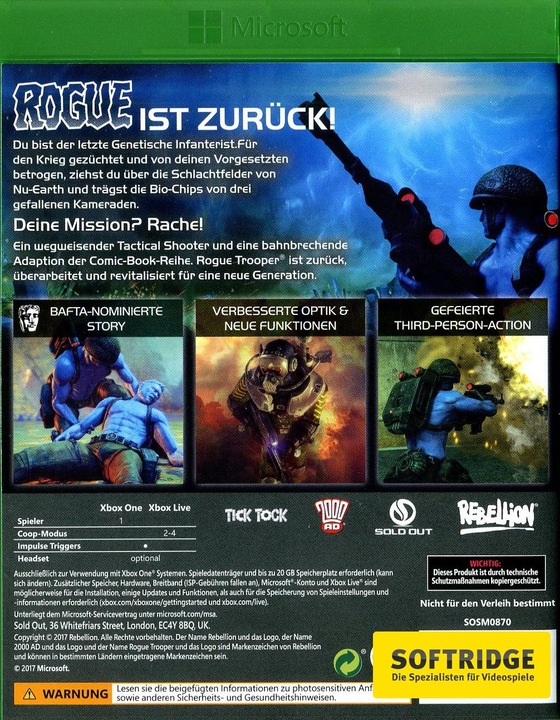 Actual product image Rogue Trooper Redux (Xbox One X, Xbox Series X, Multilingual)