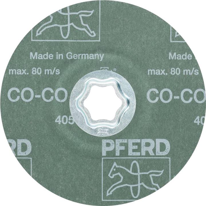 Produktbild Pferd Schleifteller COMLICK Fiberschleifer 125 mm Keramikkorn CO COOL 60 (60)
