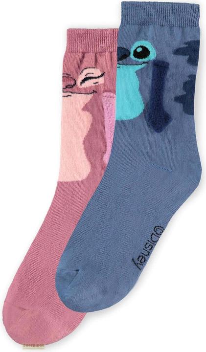 Produktbild Difuzed Lily & Stitch - Let's Hold Hands Novelty Socks (1 pack) - 39/42 (Einzelpack, 39 - 42)
