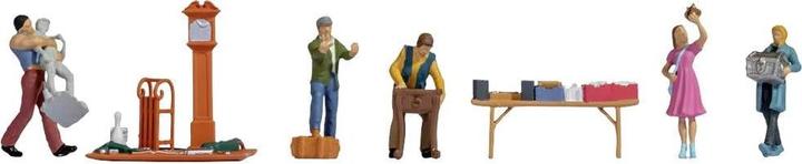 Actual product image Noch H0 Flea Market Set-1 Painted, Standing