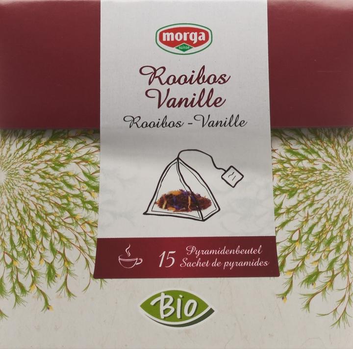 Immagine prodotto Morga Rooibostee Vanille Pyramidenbeutel Bio (50 g)
