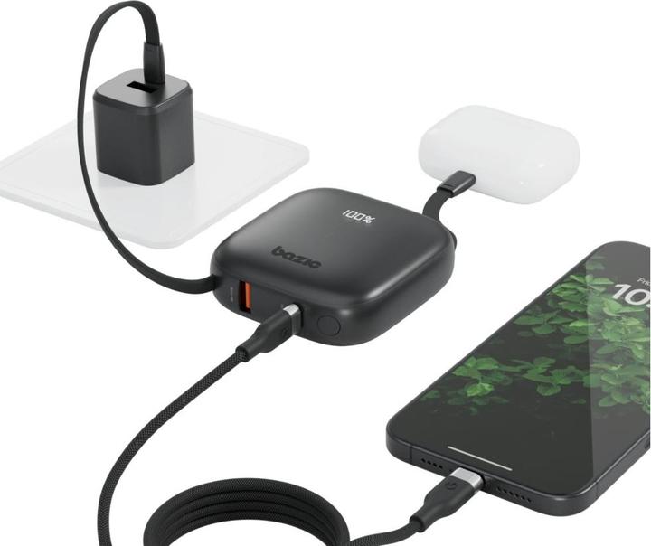 Produktbild Energea PowerBank 4w1 Bazic Fusion 10000mAh PD20W USB-C/Lightning black (10000 mAh, 20 W, 22.50 Wh)