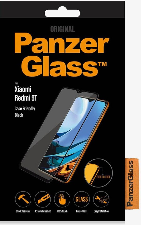 Actual product image PanzerGlass Case Friendly (1 Piece, Xiaomi Redmi 9T)