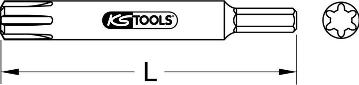 Produktbild KS Tools 911.5171 (Sechskant (hexagonal))