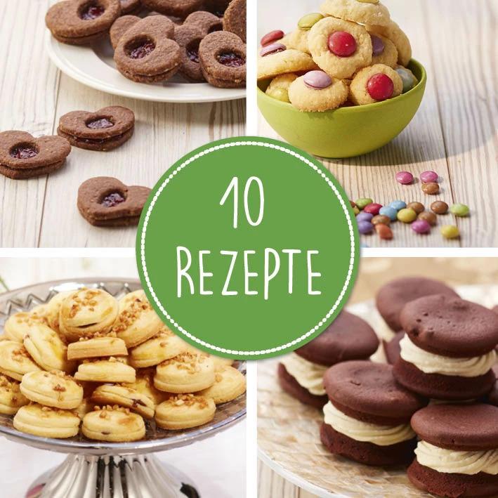 Actual product image Kinderleichte Becherküche - Plätzchen, Kekse, Cookies & Co (German, Birgit Wenz, 2017)