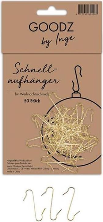 Inge’s Glas Christmas Decor S-Haken (50-teilig)